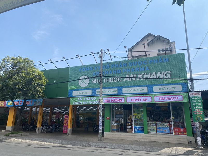 Nhà thuốc An Khang tại 80 Bình Trị Đông, Khu phố 17, P. Bình Trị Đông, Quận Bình Tân, TP. Hồ Chí Minh (Ngay Bách hóa XANH Ngã 4 Chiến Lược-Bình Trị Đông)